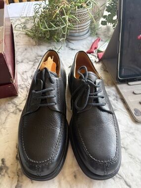 Sandro Moscoloni Black Leather Lace-Up Derbys